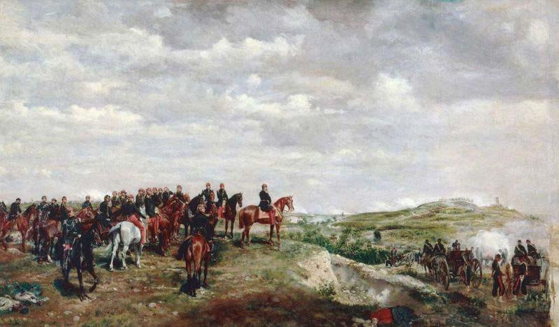 Jean-Louis-Ernest Meissonier Napoleon III at the Battle of Solferino